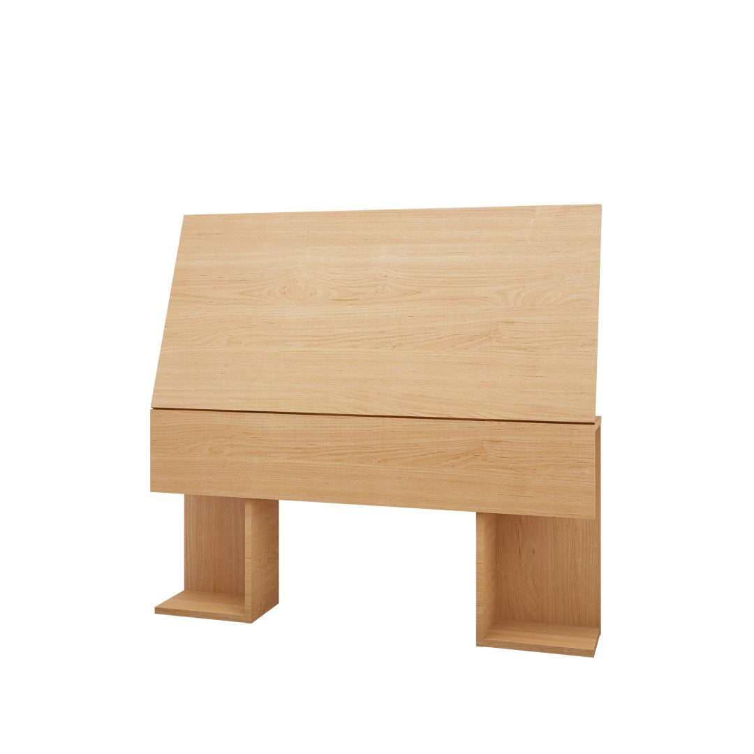 Storage Headboard, Natural Maple