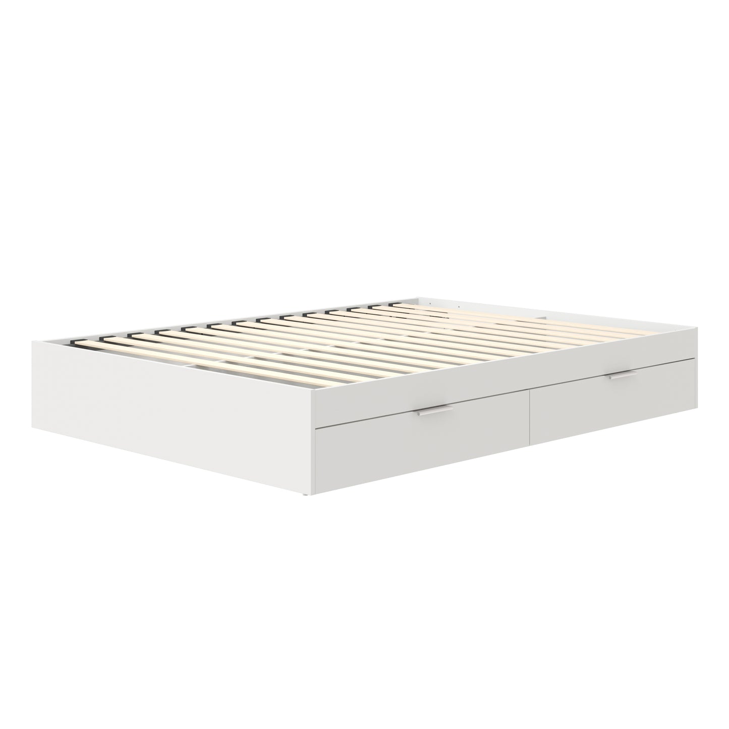 Hunter 2-Drawer Storage Bed, White