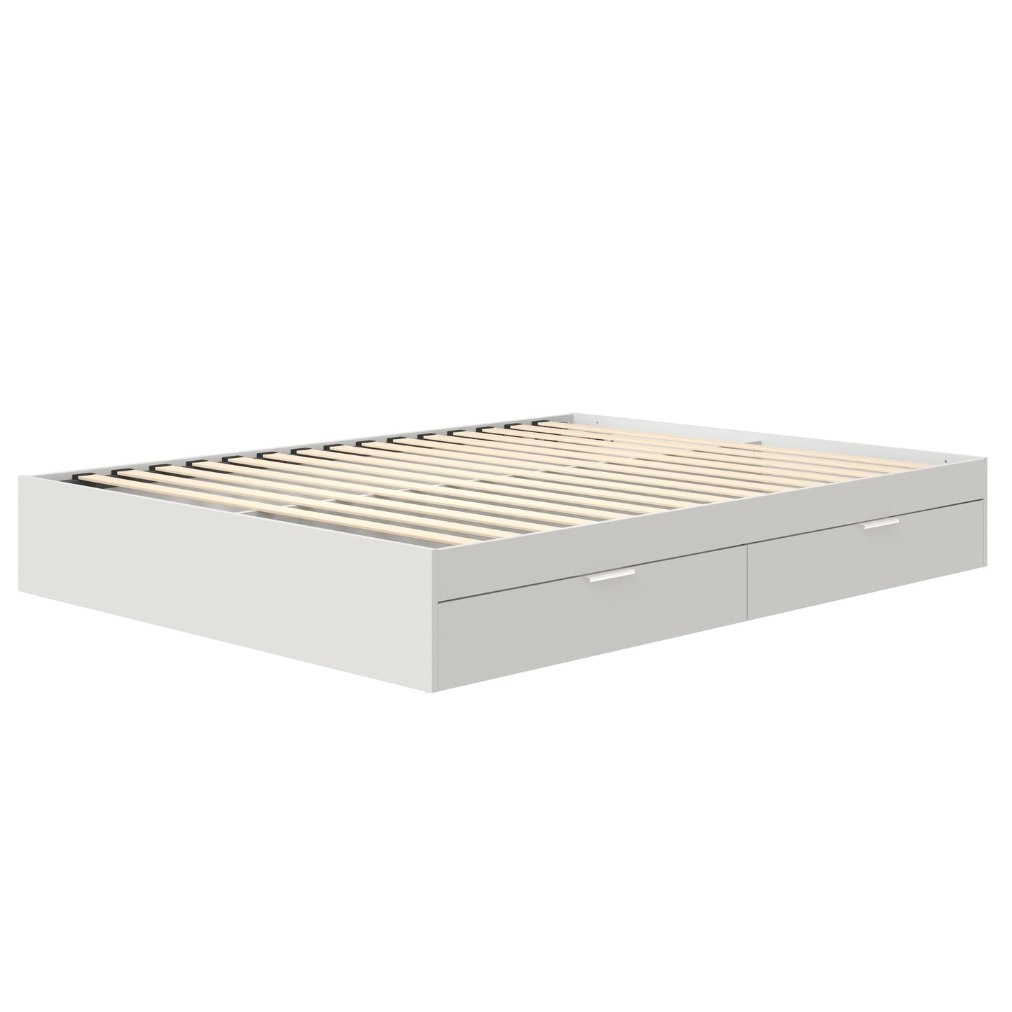 Hunter 2-Drawer Storage Bed, White