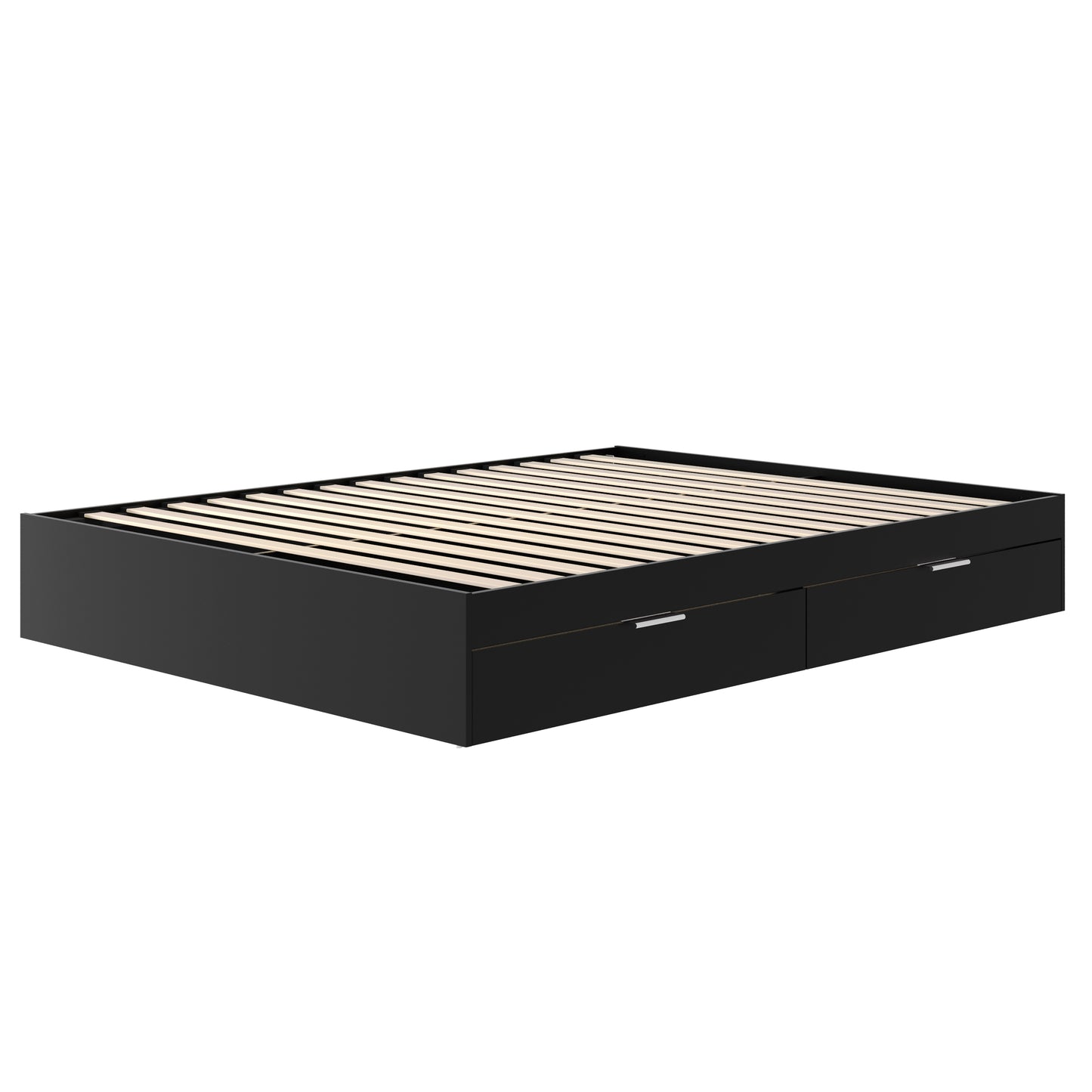 Hunter 2-Drawer Storage Bed, Black