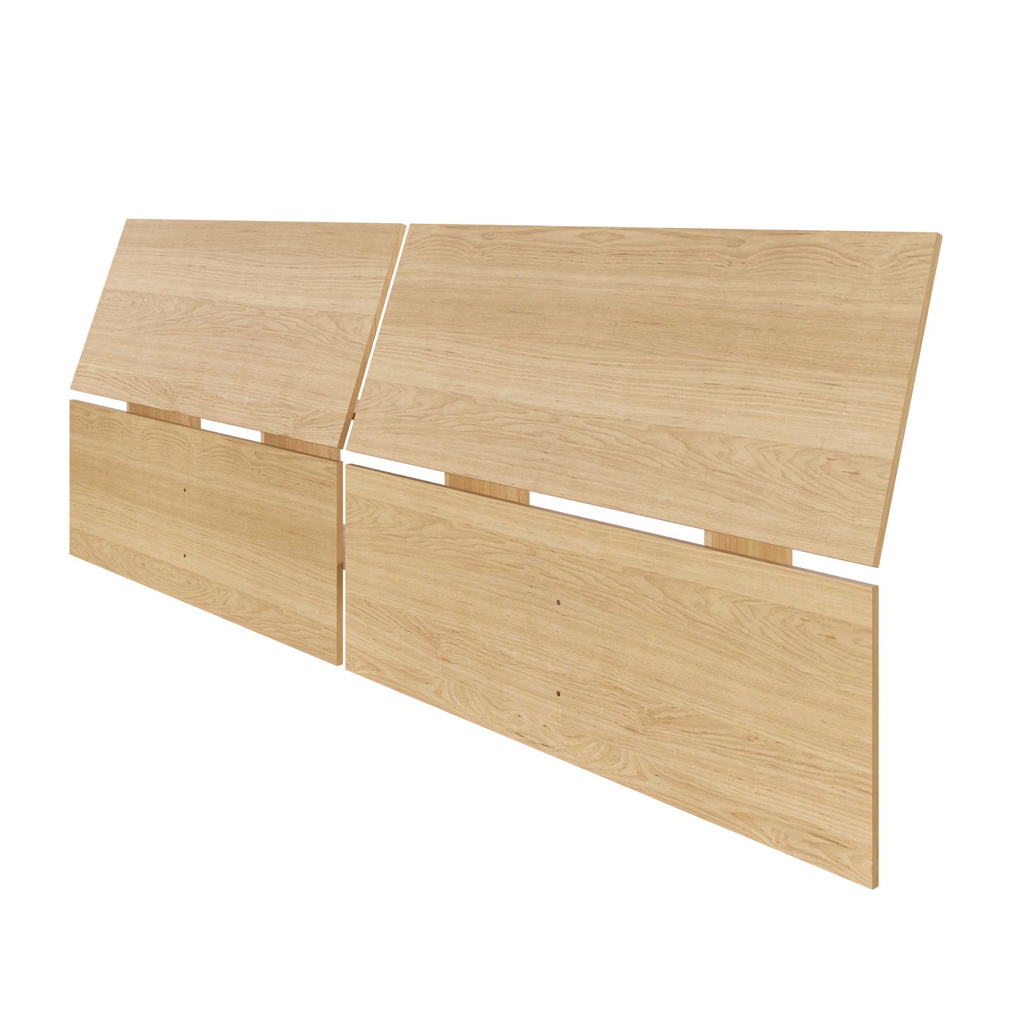 Panoramic Headboard, Natural Maple
