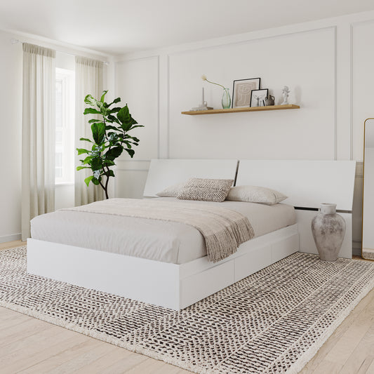 Panoramic Headboard, White