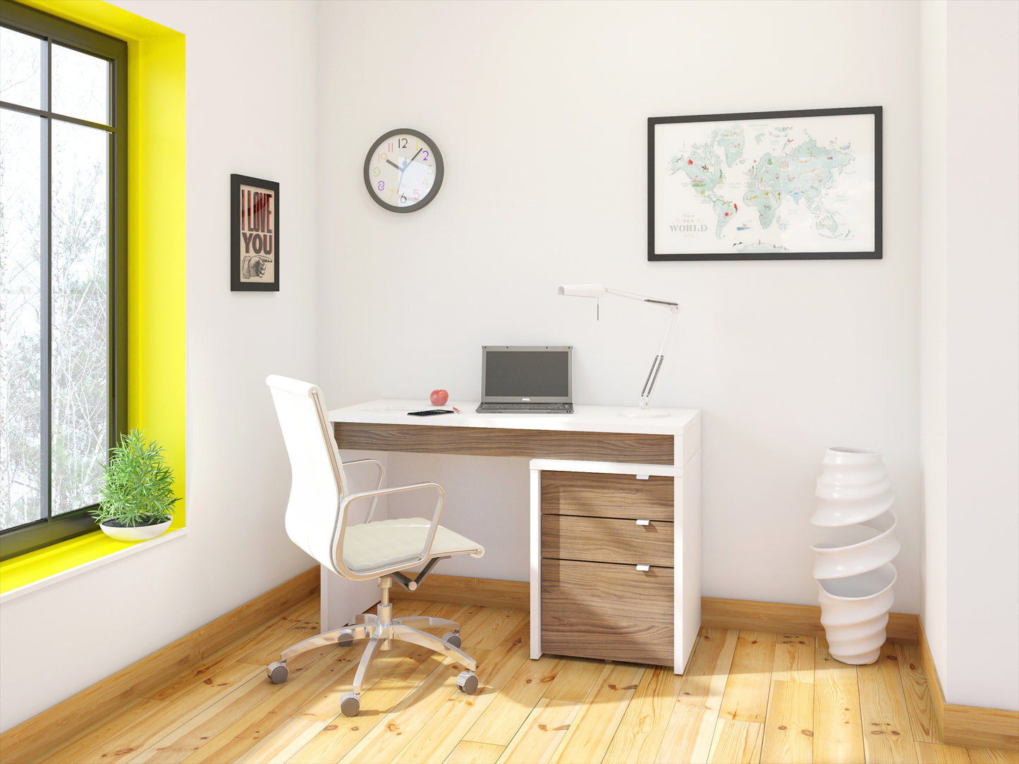 Ensemble de bureau à domicile 2 pièces Chrono
