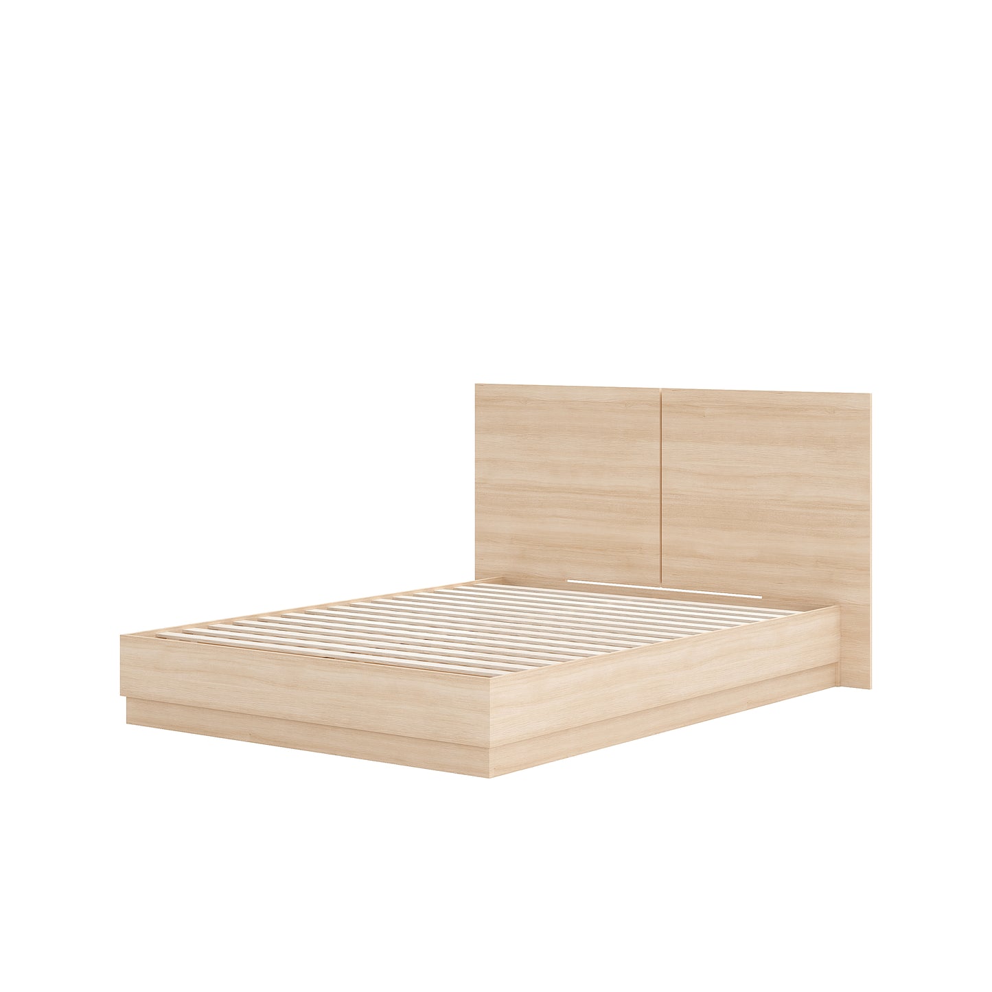 Milano Platform Bed Set, Natural Blonde Oak