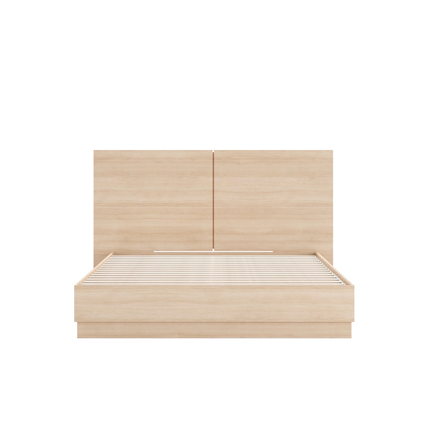 Milano Platform Bed Set, Natural Blonde Oak