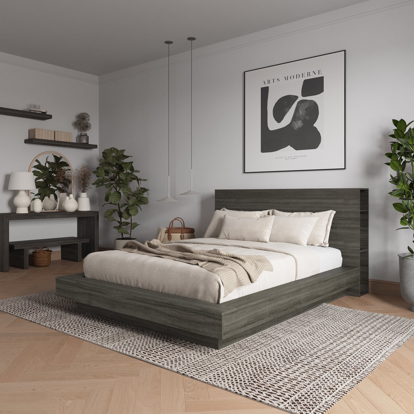 Marconi Platform Bed Set