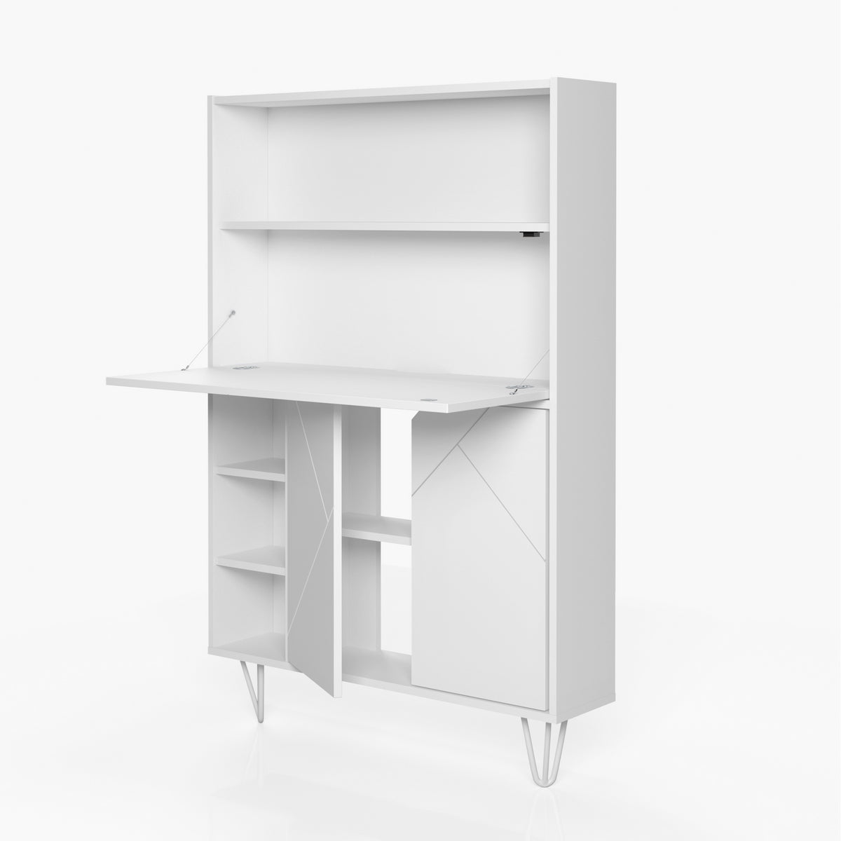 Bureau secrétaire mince