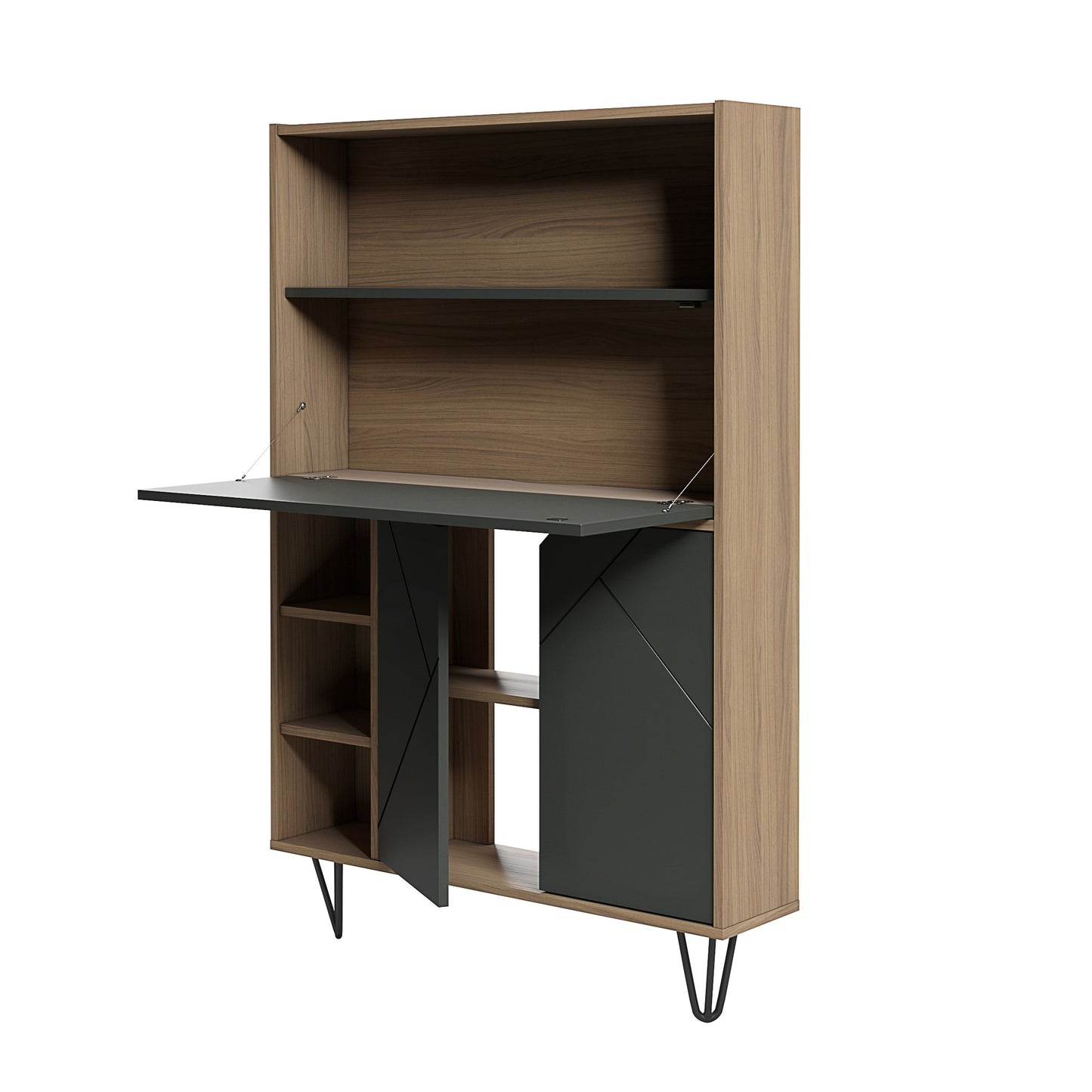 Bureau secrétaire mince