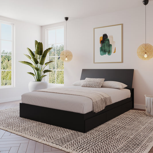 Porter 2-Piece Reversible Storage Bed Set, Full