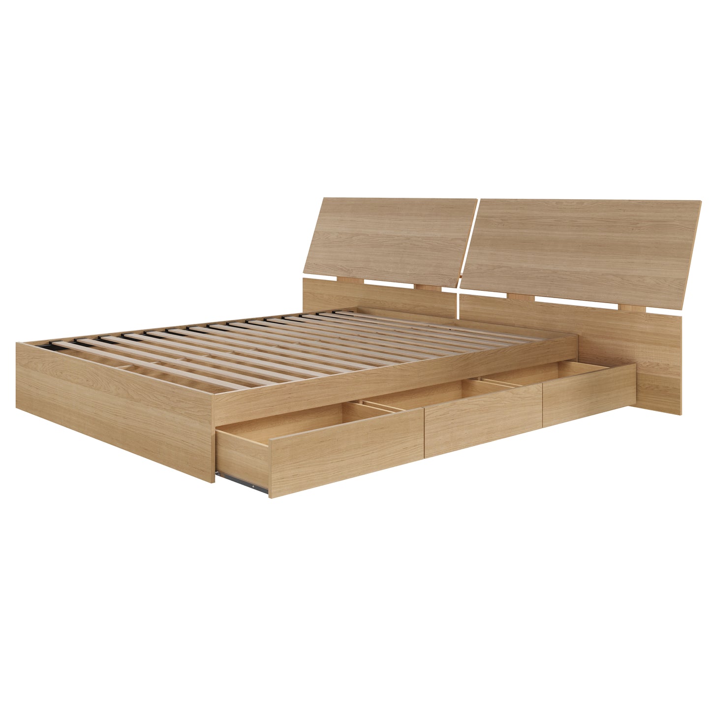 Oslo 2-Piece Reversible Storage Bed Set, Queen