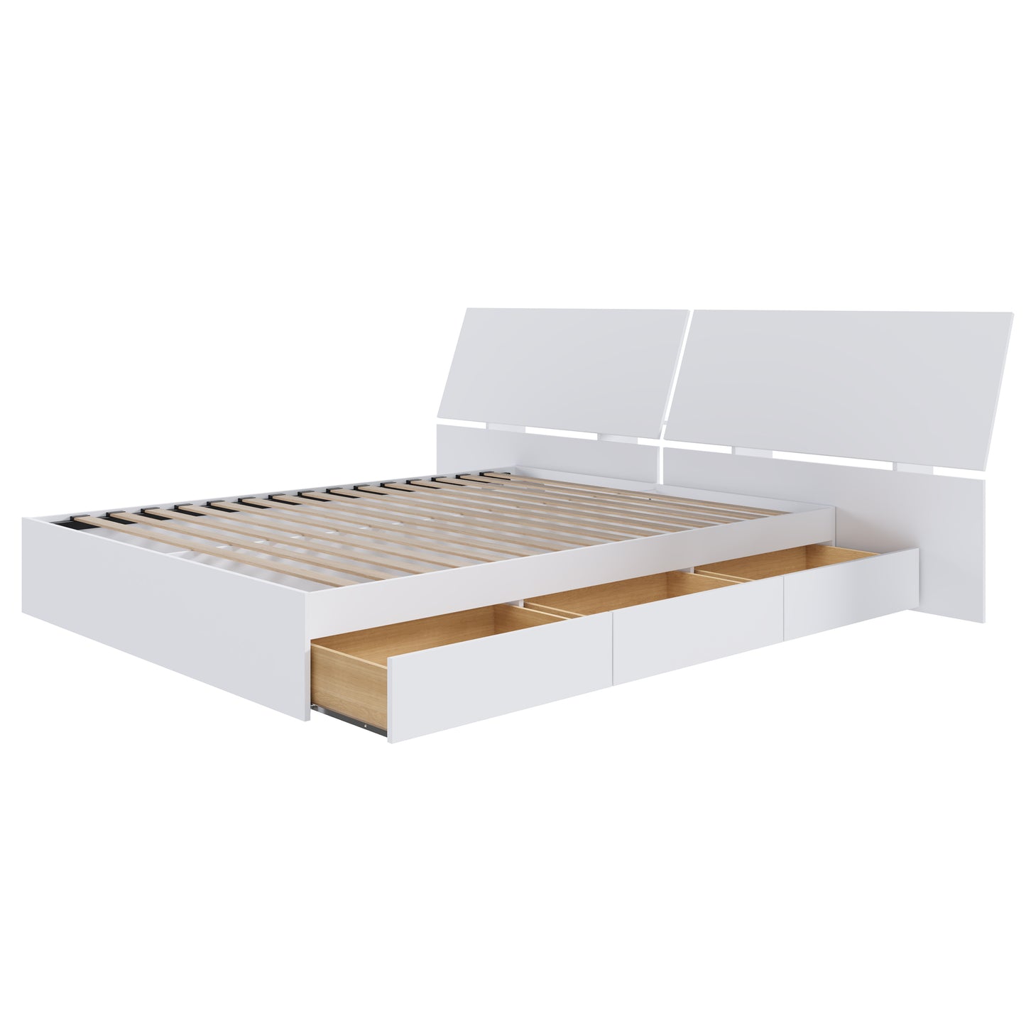 Oslo 2-Piece Reversible Storage Bed Set, Queen
