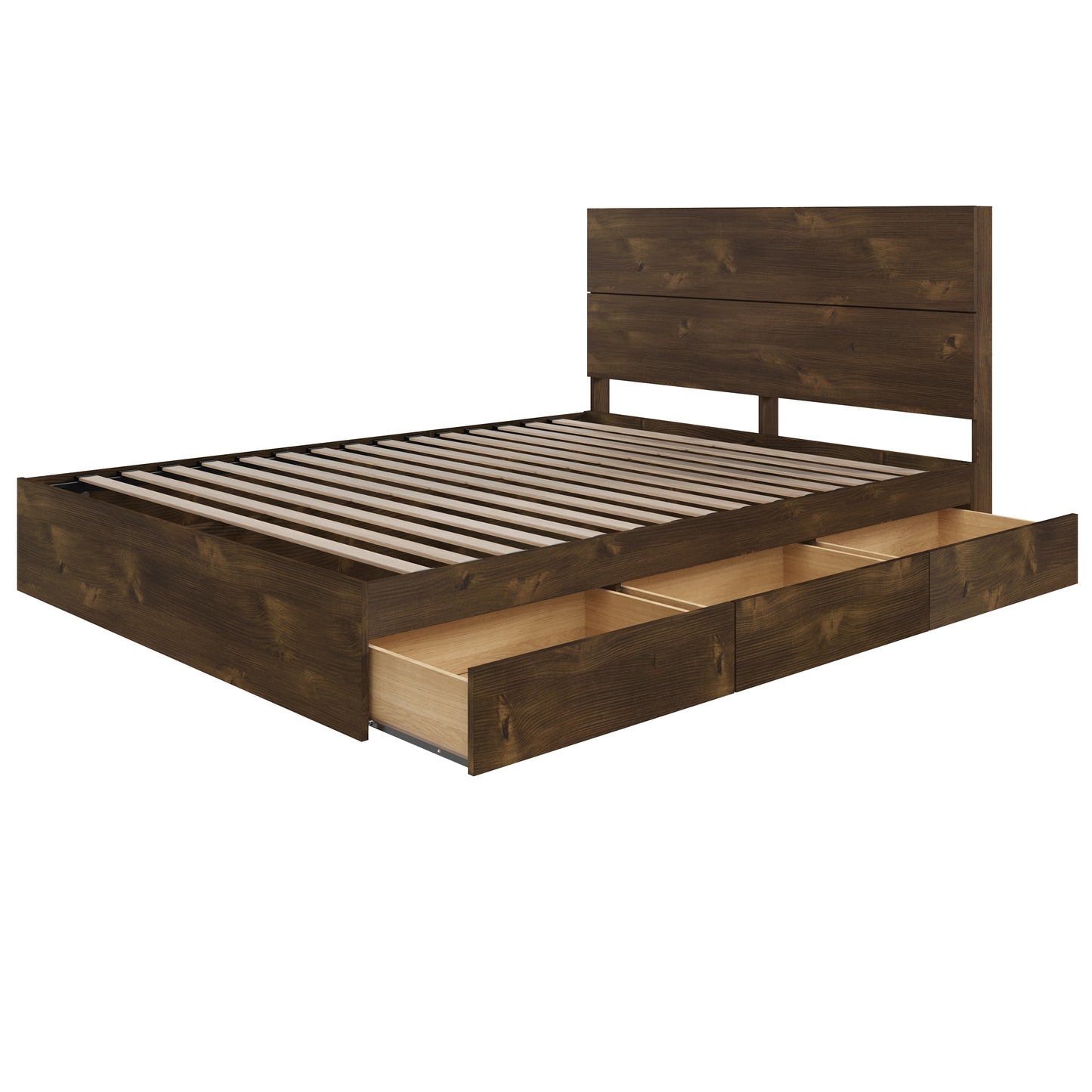 Milo 2-Piece Reversible Storage Bed Set, Full