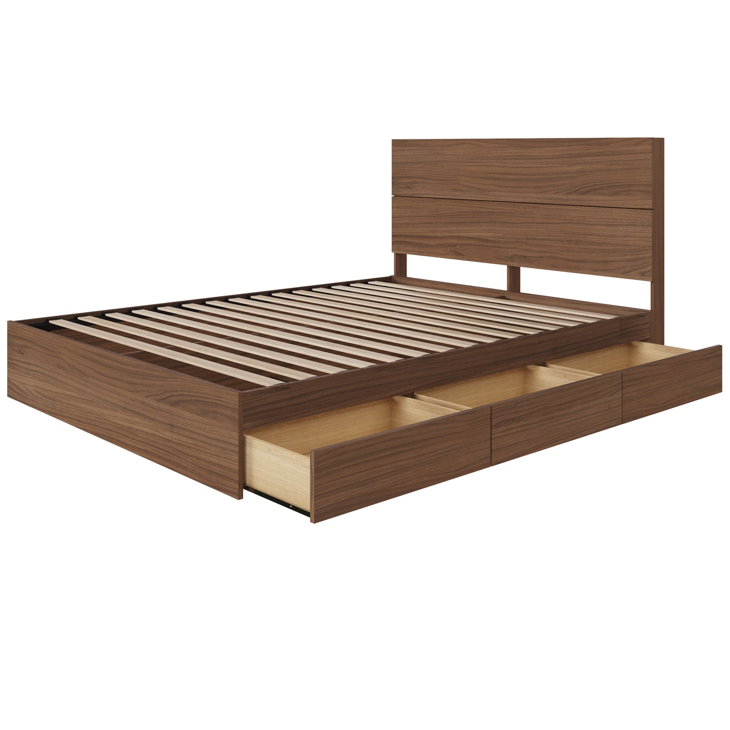 Milo 2-Piece Reversible Storage Bed Set, Full