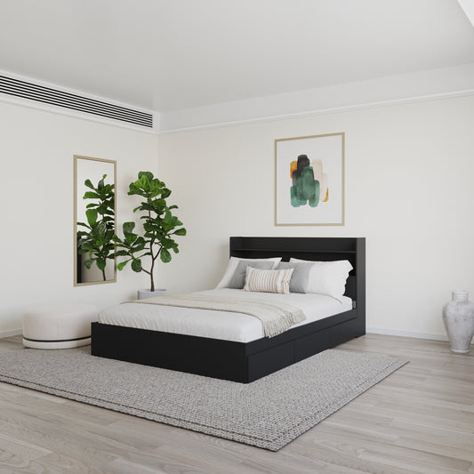 Harper 2-Piece Reversible Storage Bed Set, Full