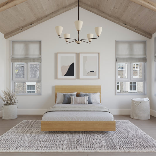 Milo 2-Piece Floating Platform Bed Set, Full