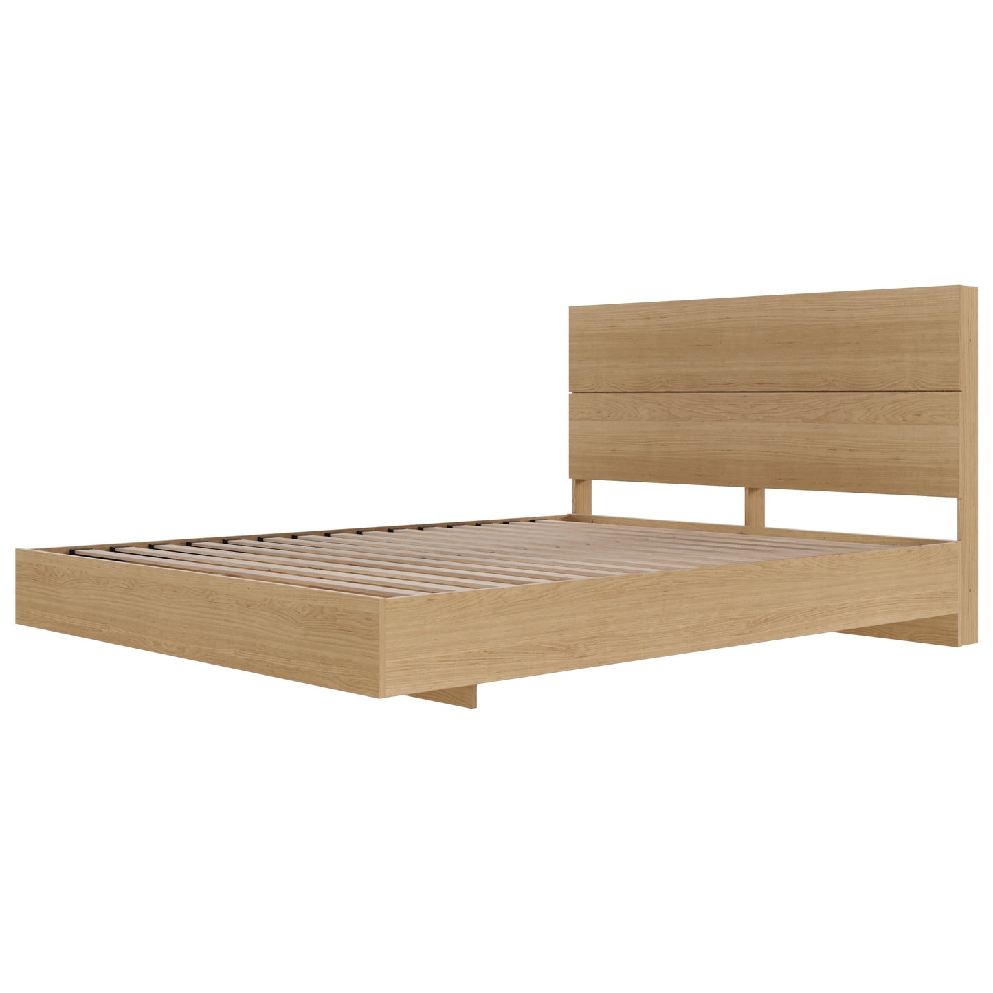 Milo 2-Piece Floating Platform Bed Set, Full