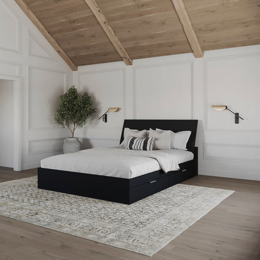 Porter 2-Piece Dual Storage Bed Set, Full