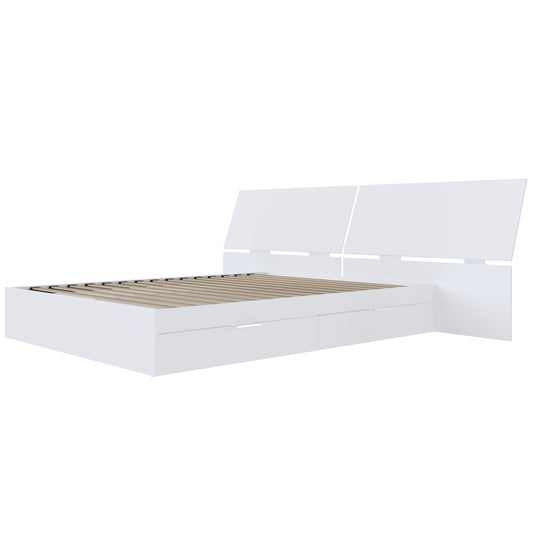 Oslo 2-Piece Dual Storage Bed Set, Queen