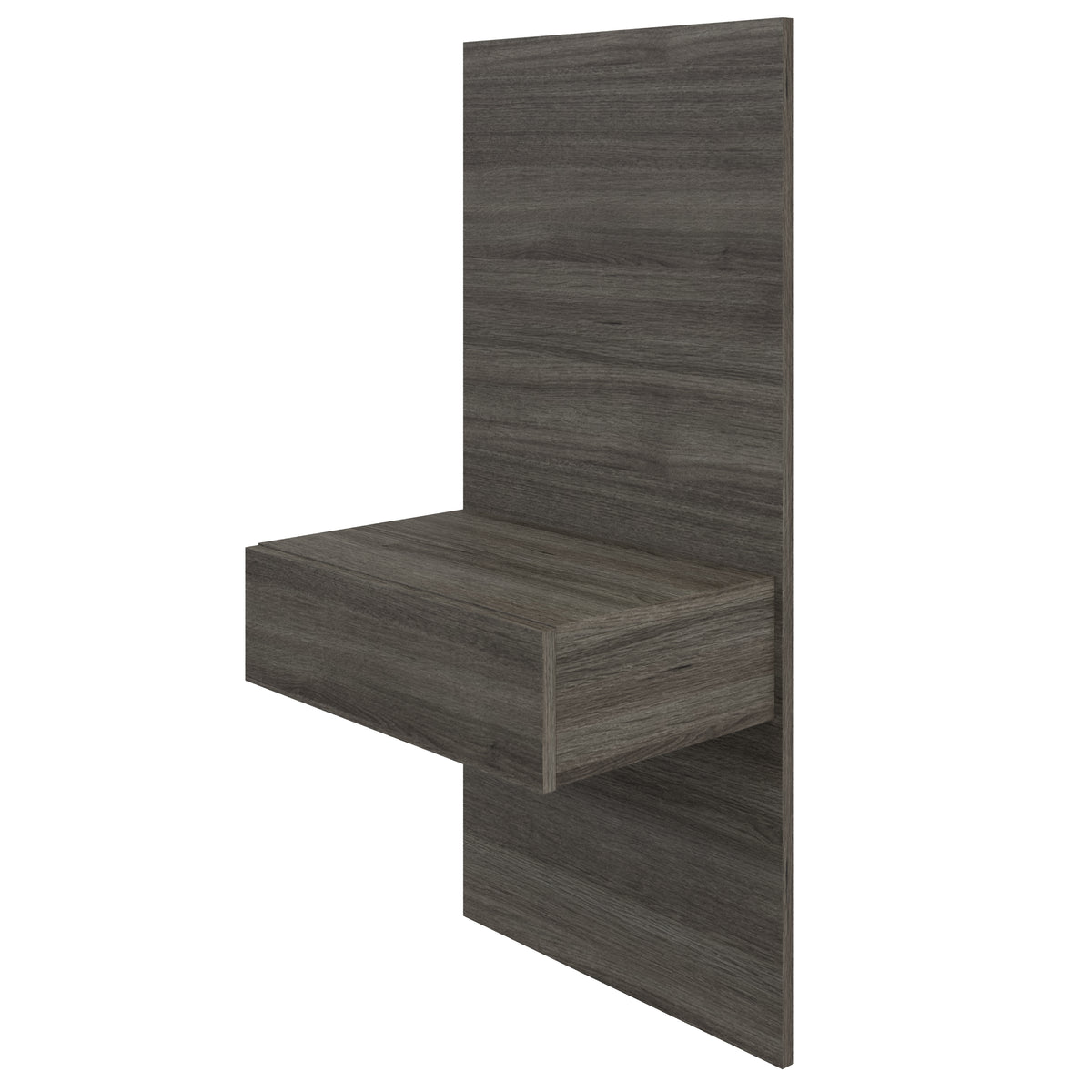 Milano Floating Nightstand Extension Panel Set of 2 in Grey Oak – product photo
