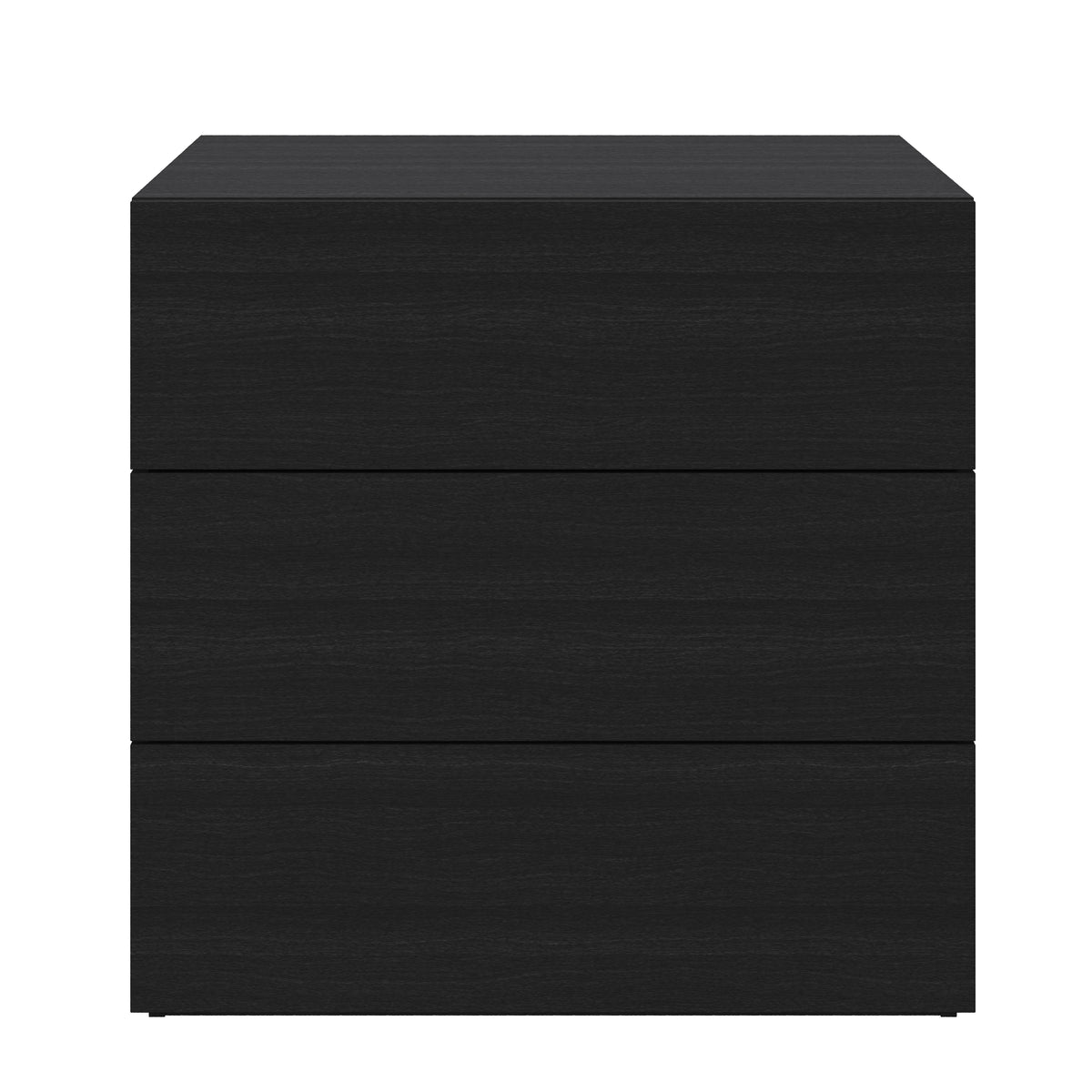 3-Drawer Modern Dresser in Black – product photo