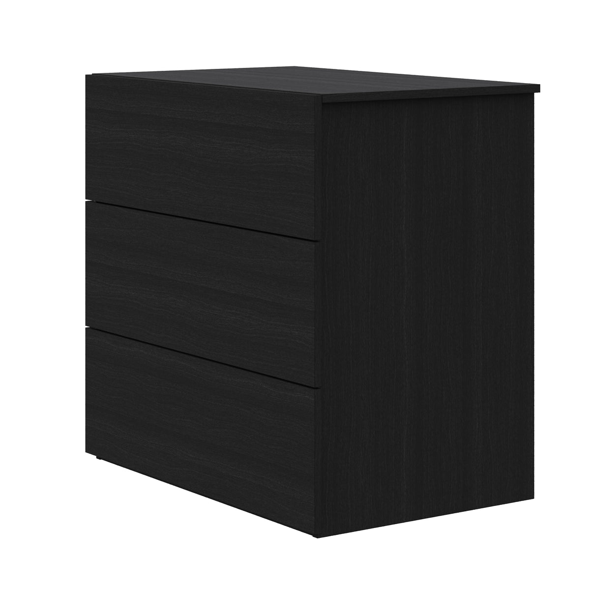 3-Drawer Modern Dresser in Black – product photo 2