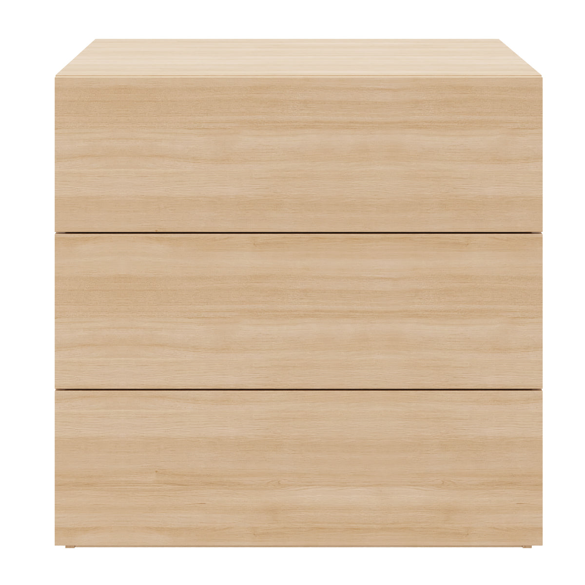 3-Drawer Modern Dresser in Natural Oak – product photo