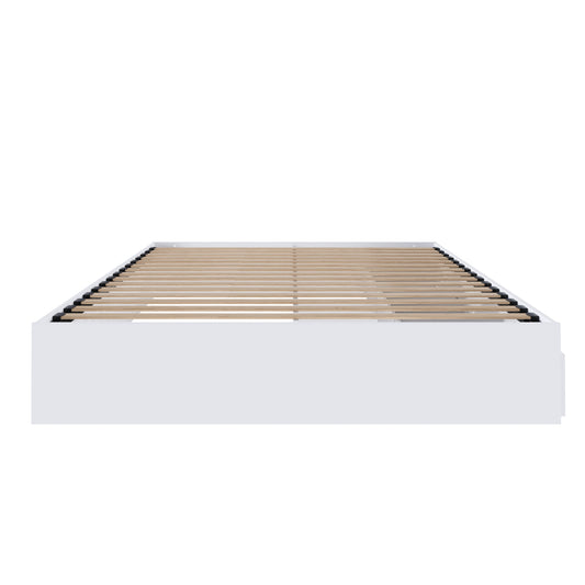 3-Drawer Storage Bed Frame in White, Full/Double – product photo