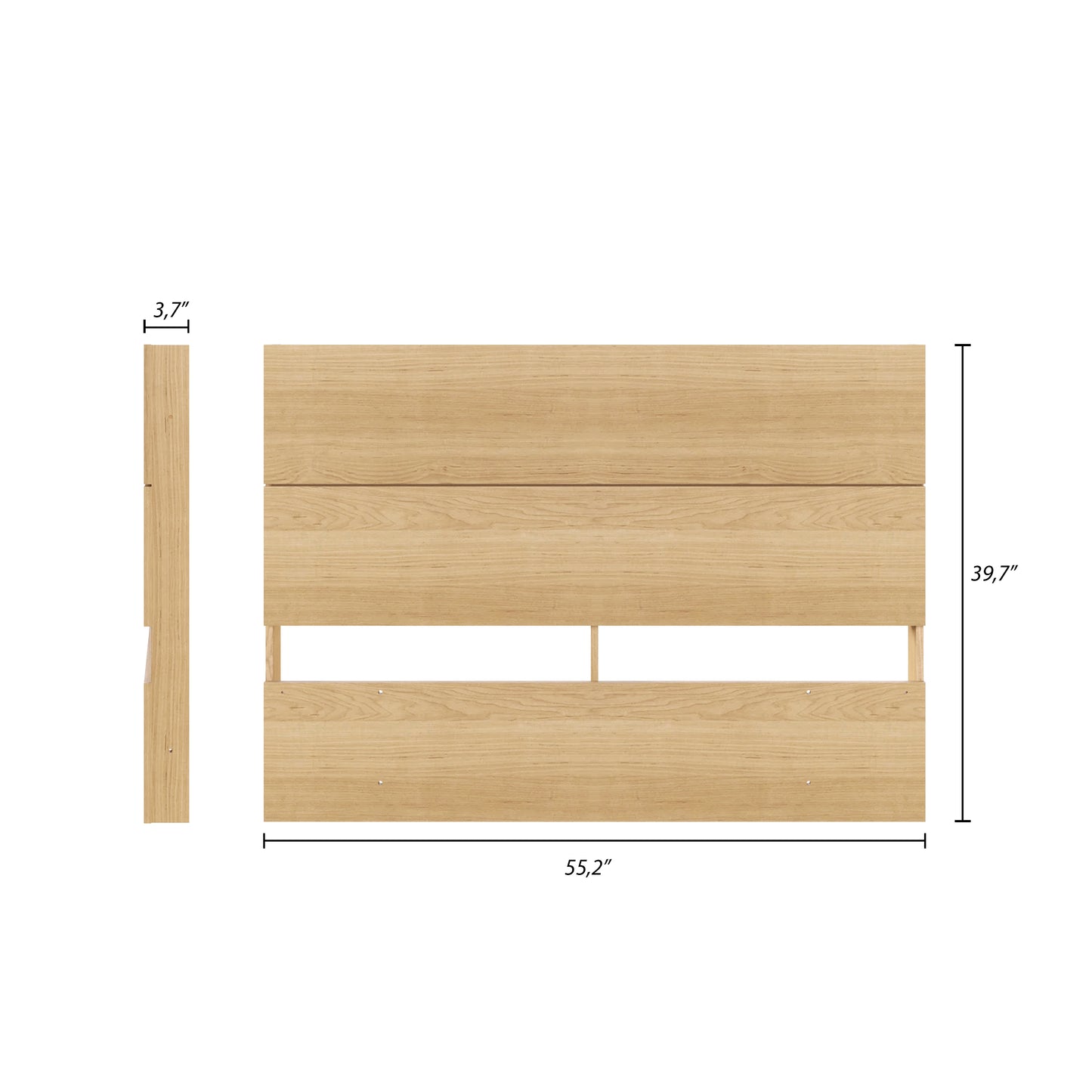 Panel Headboard, Natural Maple