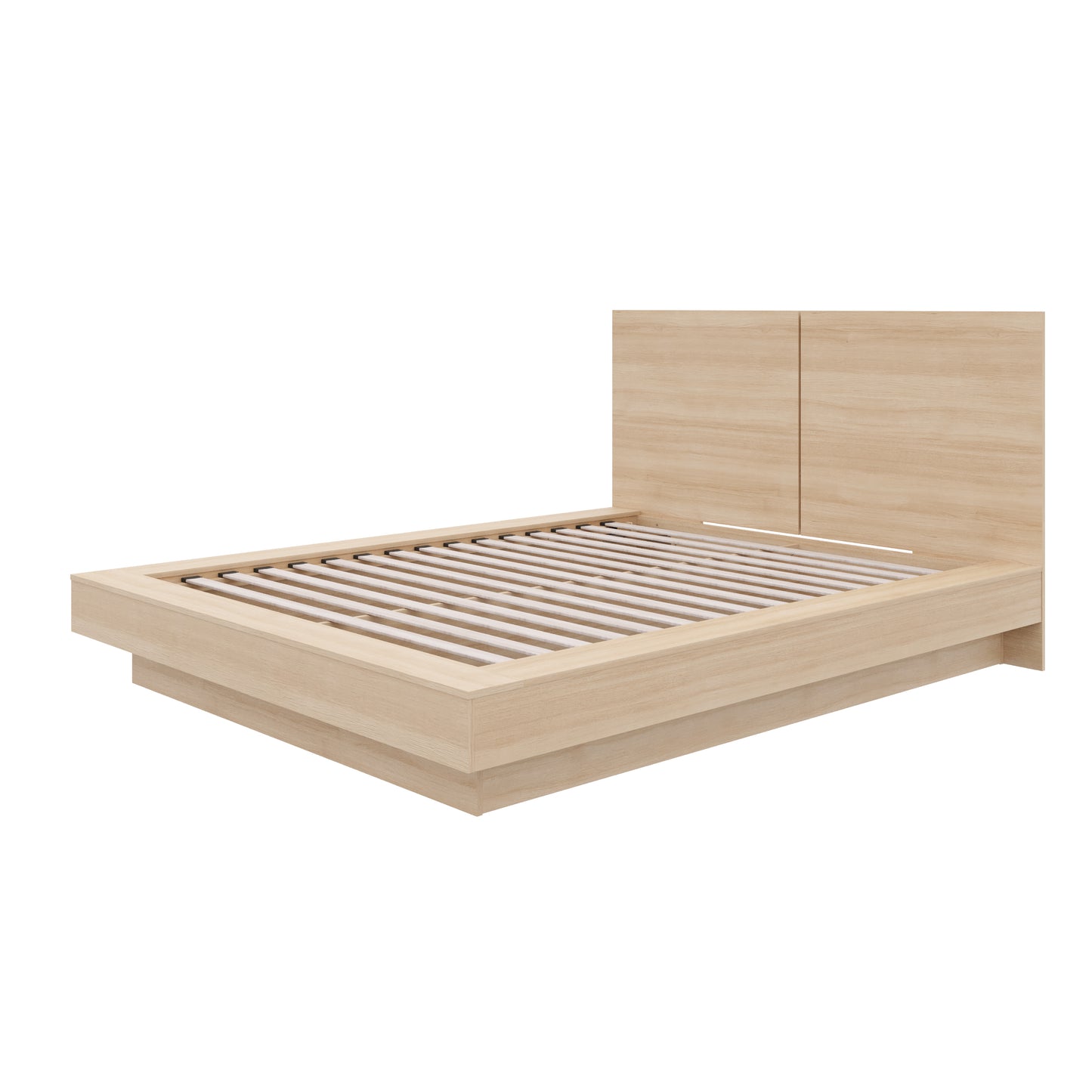 Napa Platform Bed Set, Natural Blonde Oak