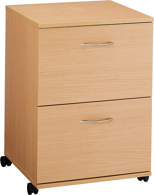 Essentials Rolling Filing Cabinet, 2-Drawer