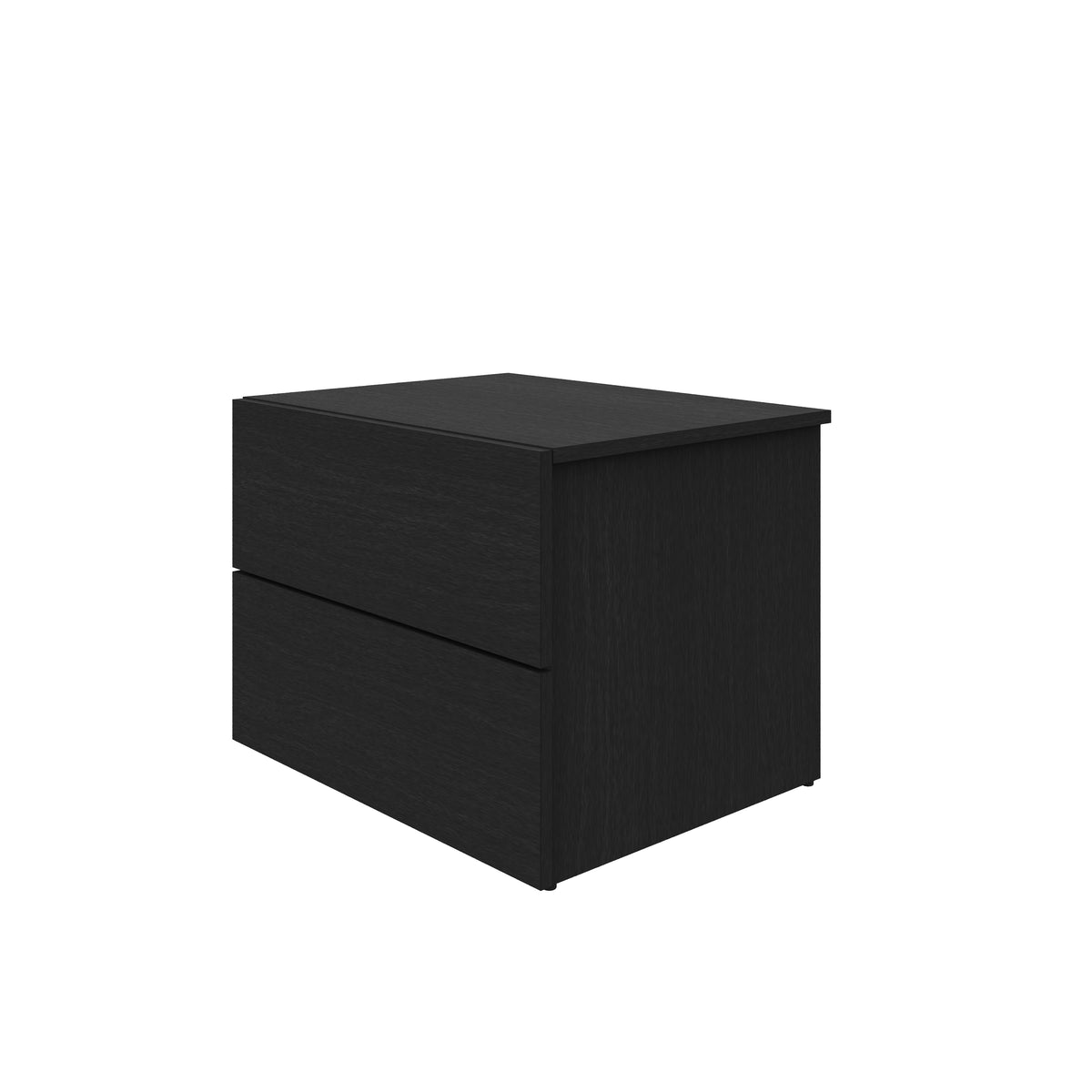 James Nightstand With 2-Drawers in Black Karisma – product photo 2