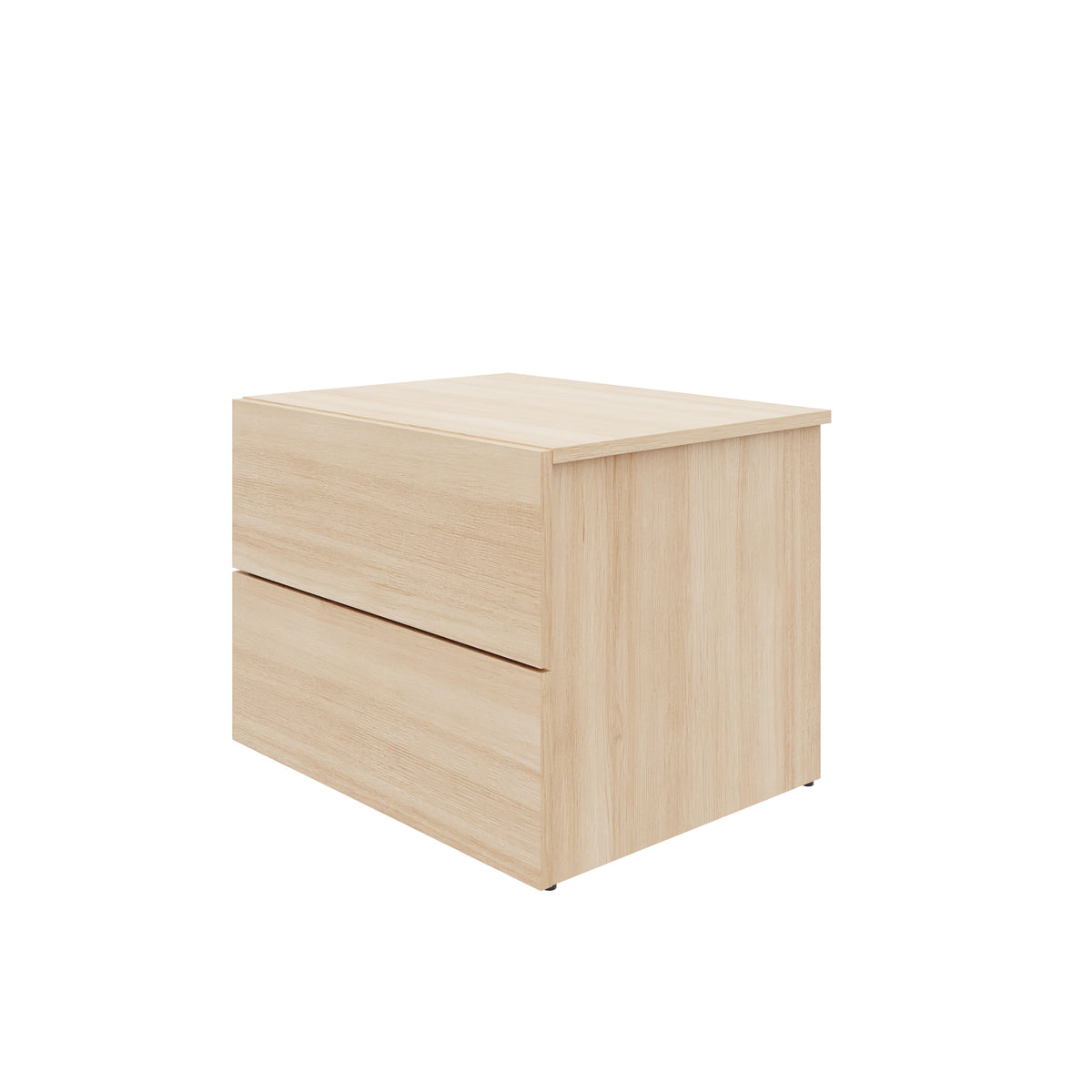 James Nightstand With 2-Drawers in Natural Blonde Oak – product photo 2