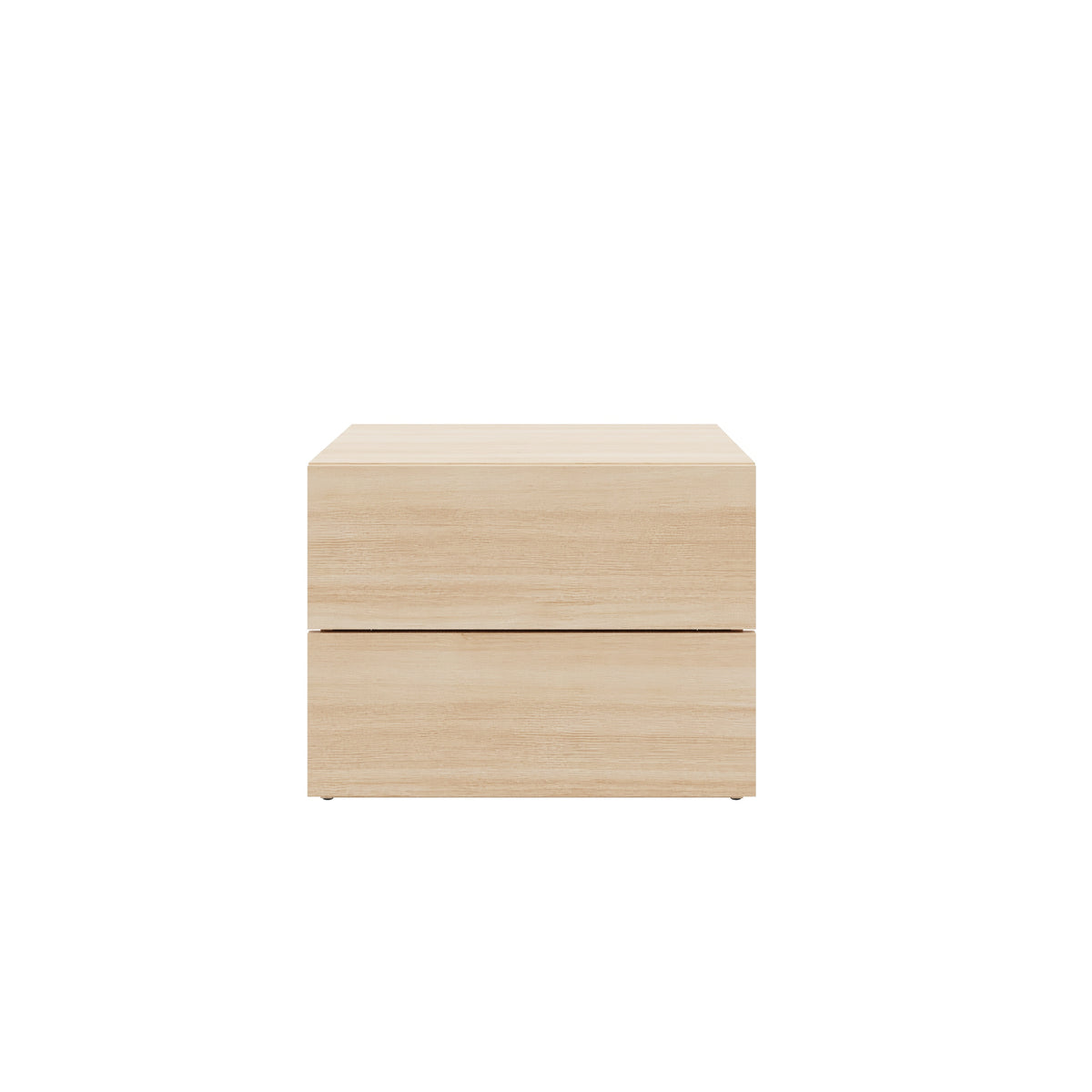 James Nightstand With 2-Drawers in Natural Blonde Oak – product photo