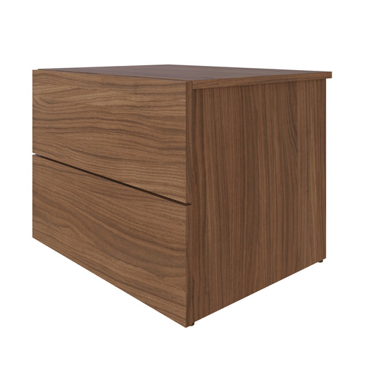 James Nightstand With 2-Drawers in Walnut – product photo 2