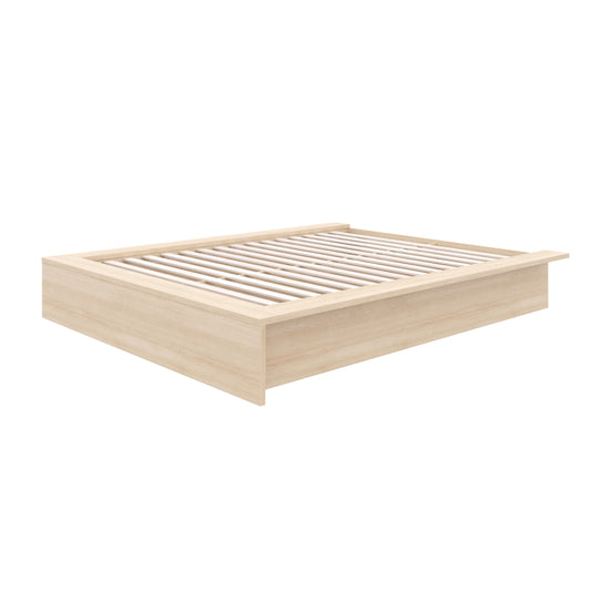 James Platform Bed in Natural Blonde Oak, Queen – product photo 2