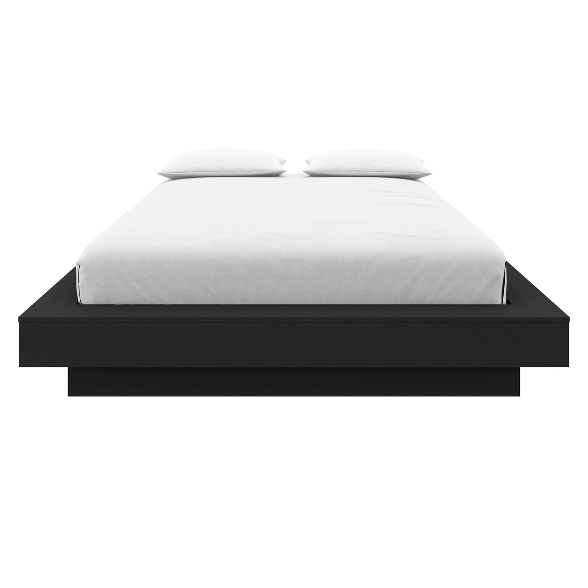 Marconi Platform Bed Frame in Black Karisma, King – product photo
