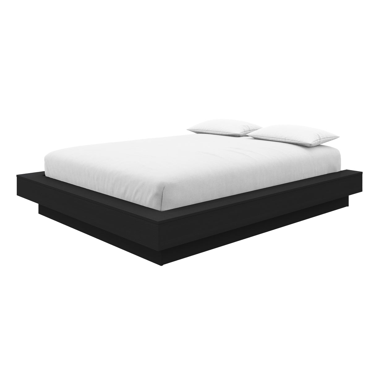 Marconi Platform Bed Frame in Black Karisma, King – product photo 2