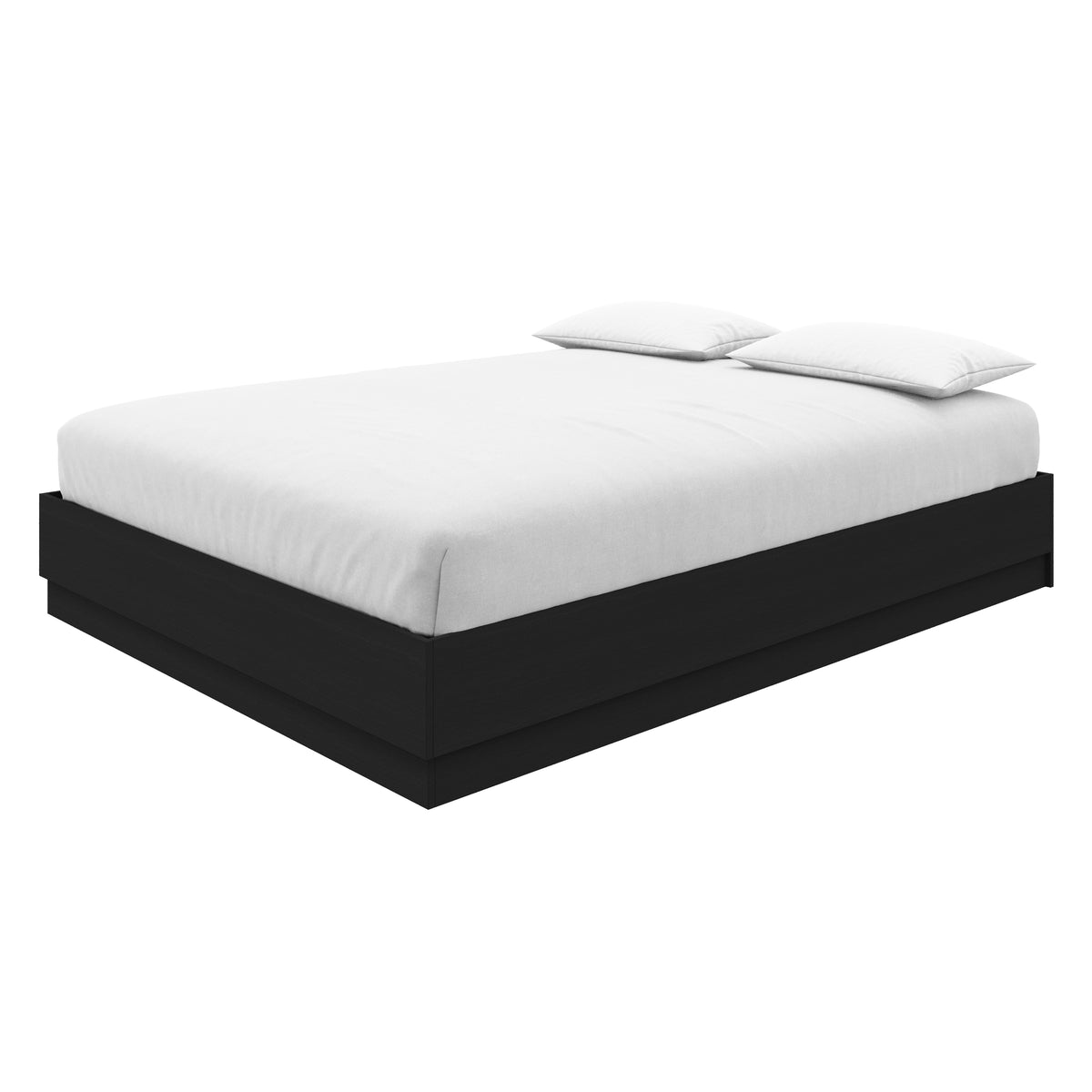 Milano Platform Bed Frame in Black Karisma, Full/Double – product photo 2