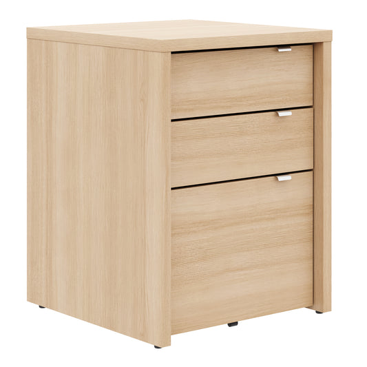 Multi-Purpose Storage Office Storage And Filing Cabinet in Natural Blonde Oak – product photo 2