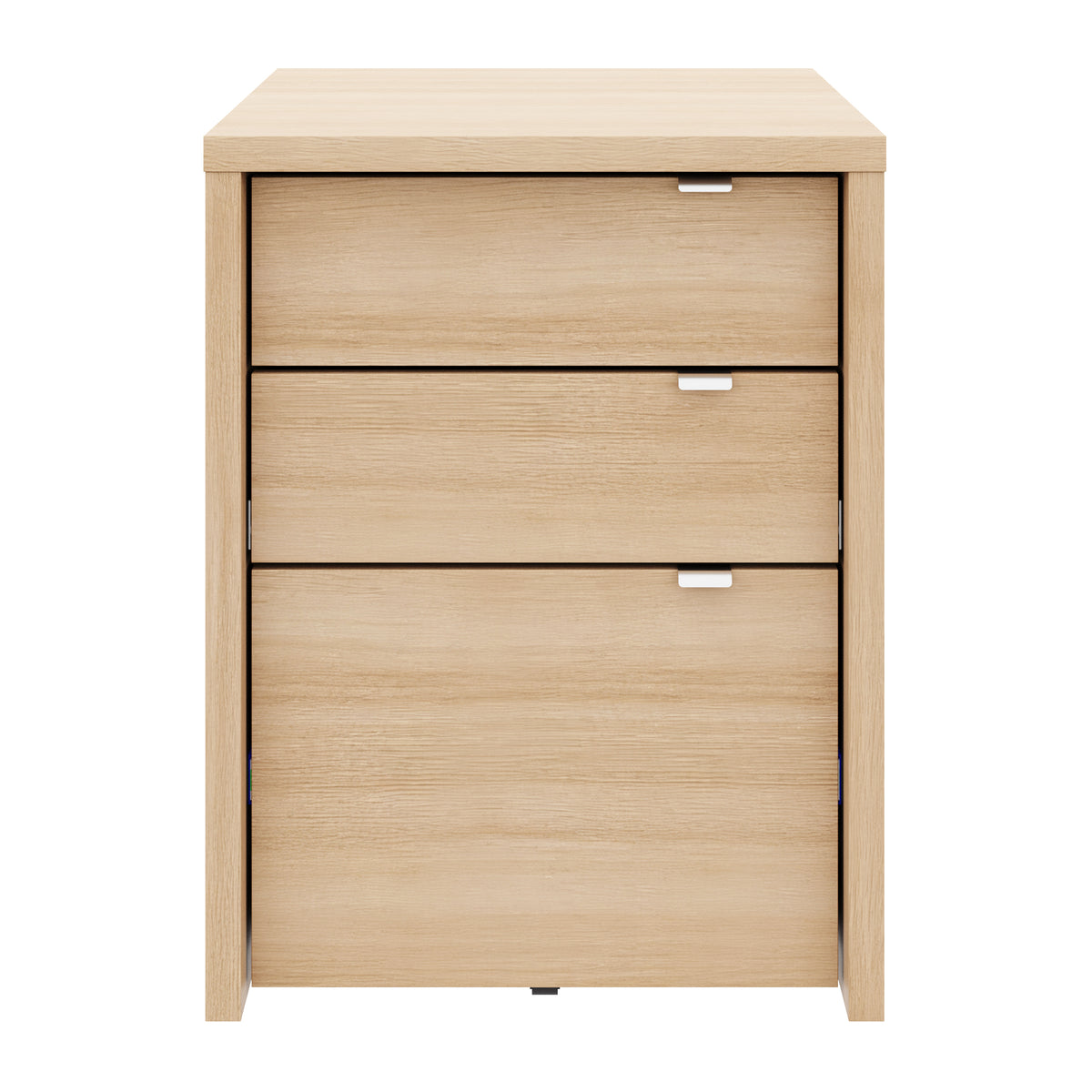 Multi-Purpose Storage Office Storage And Filing Cabinet in Natural Blonde Oak – product photo