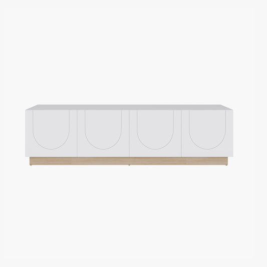 Nauraa TV-Stand in White – product photo