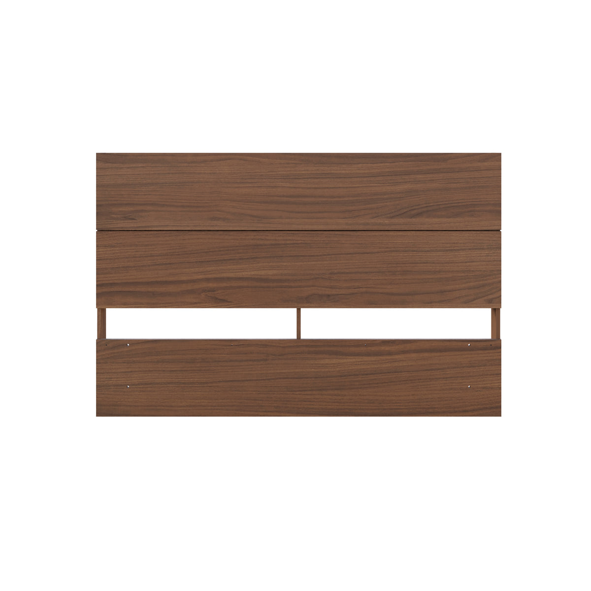 Panel Headboard, Queen in Walnut, Queen – product photo