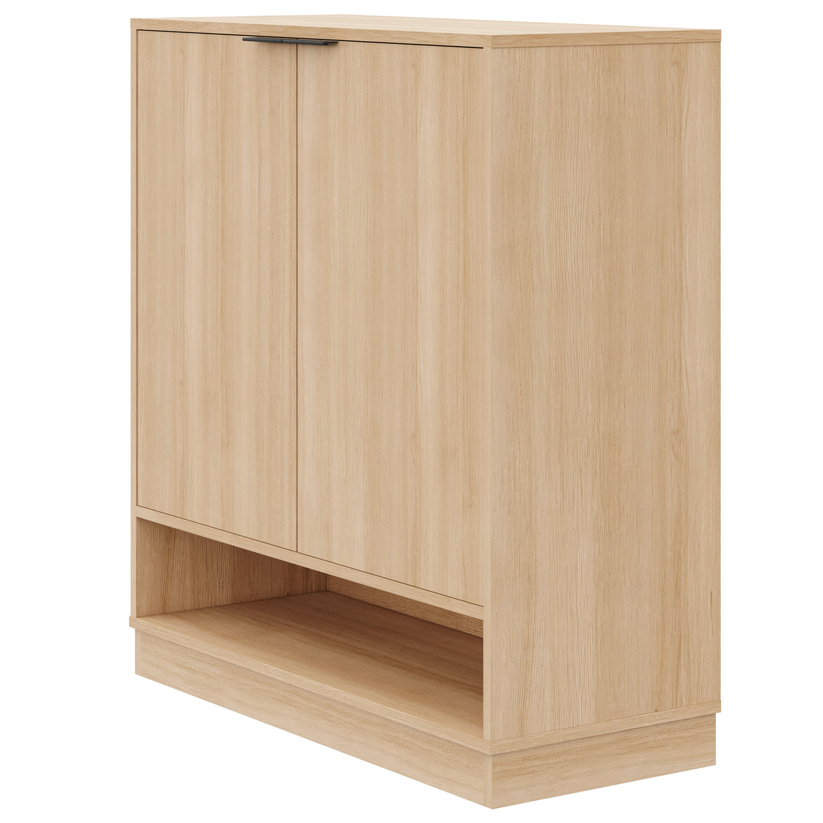 Porto Entry Cabinet in Golden Maple – product photo 2