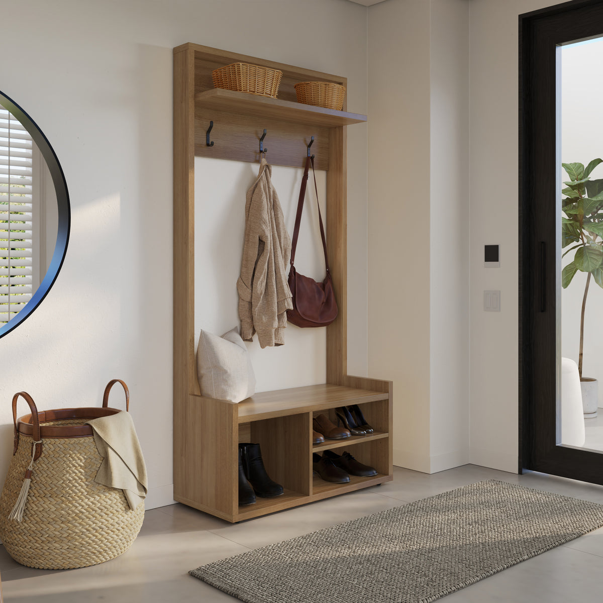 Porto Entryway Hall Tree in Fashionista – lifestyle photo 2