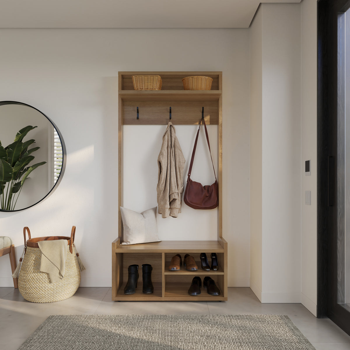 Porto Entryway Hall Tree in Fashionista – lifestyle photo