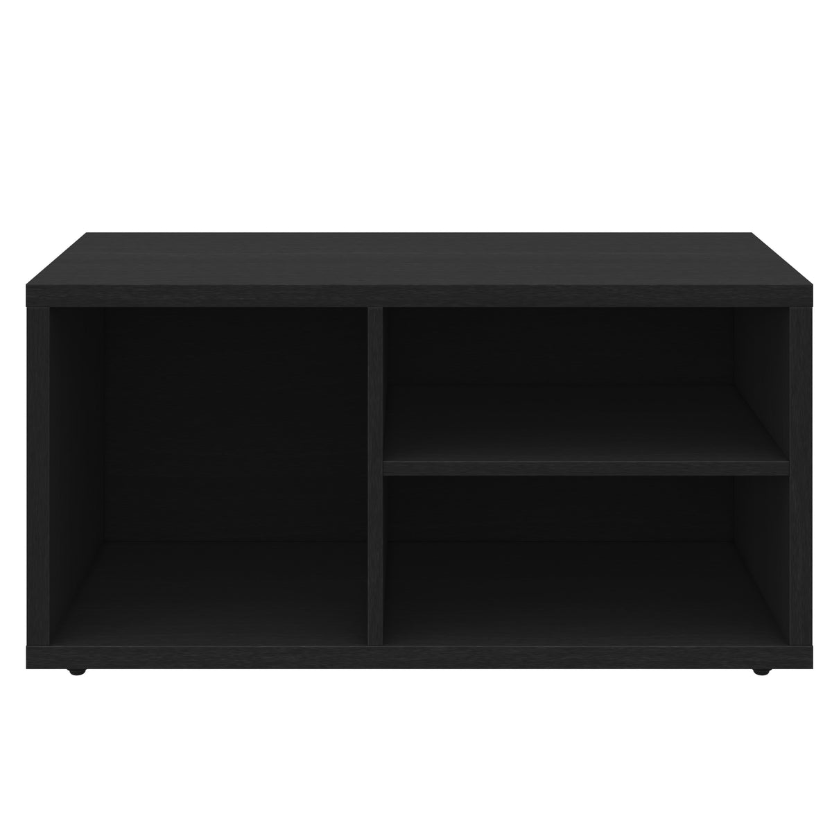 Porto Entryway Shoe Storage Bench in Black Karisma – product photo