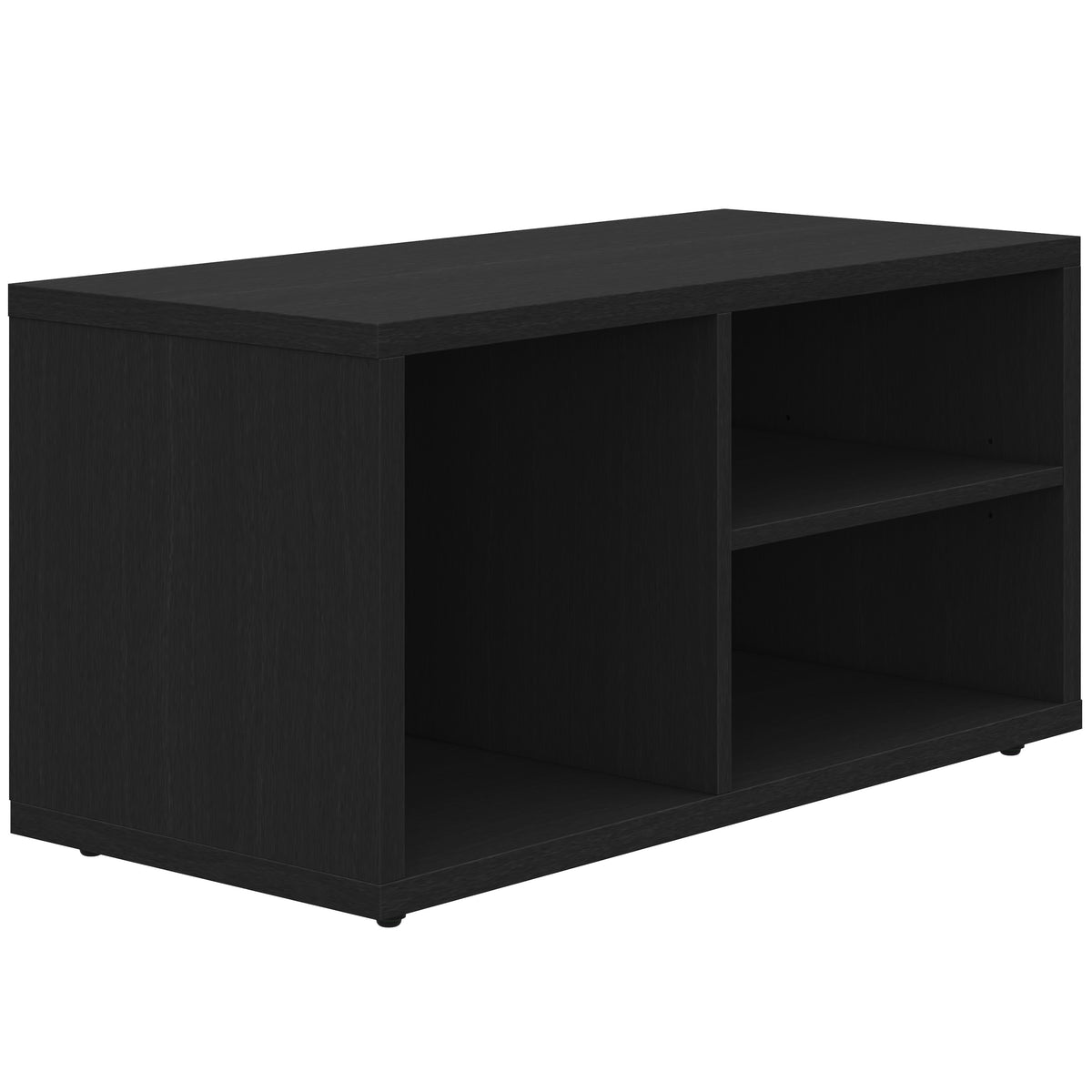 Porto Entryway Shoe Storage Bench in Black Karisma – product photo 2