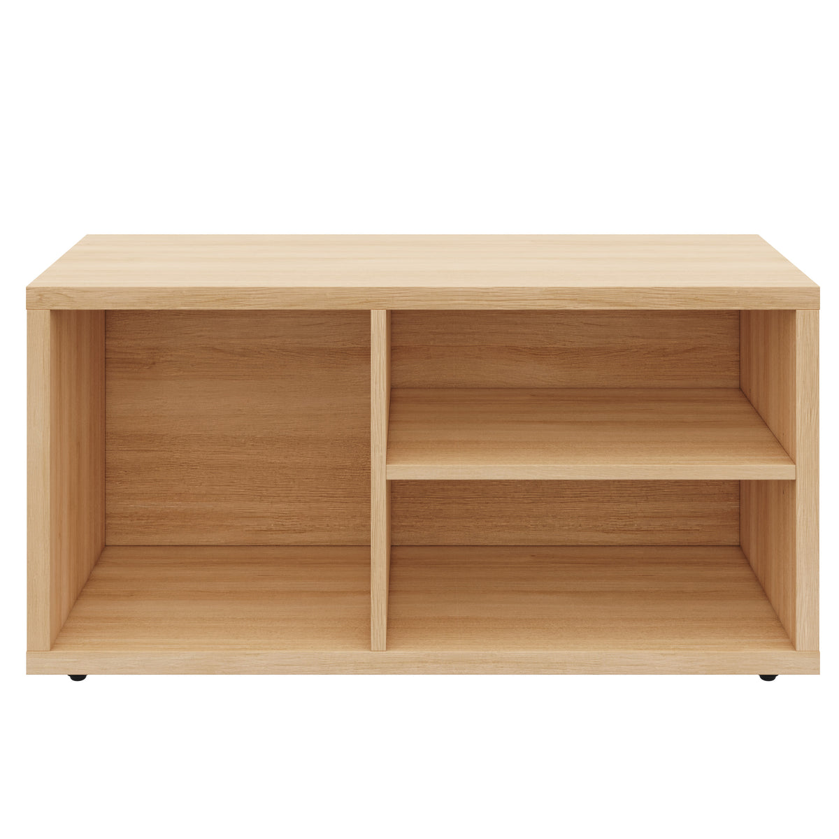 Porto Entryway Shoe Storage Bench in Golden Maple – product photo
