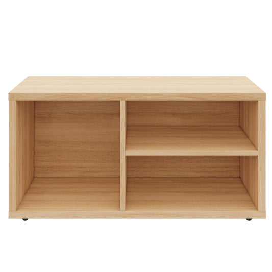 Porto Entryway Shoe Storage Bench in Golden Maple – product photo