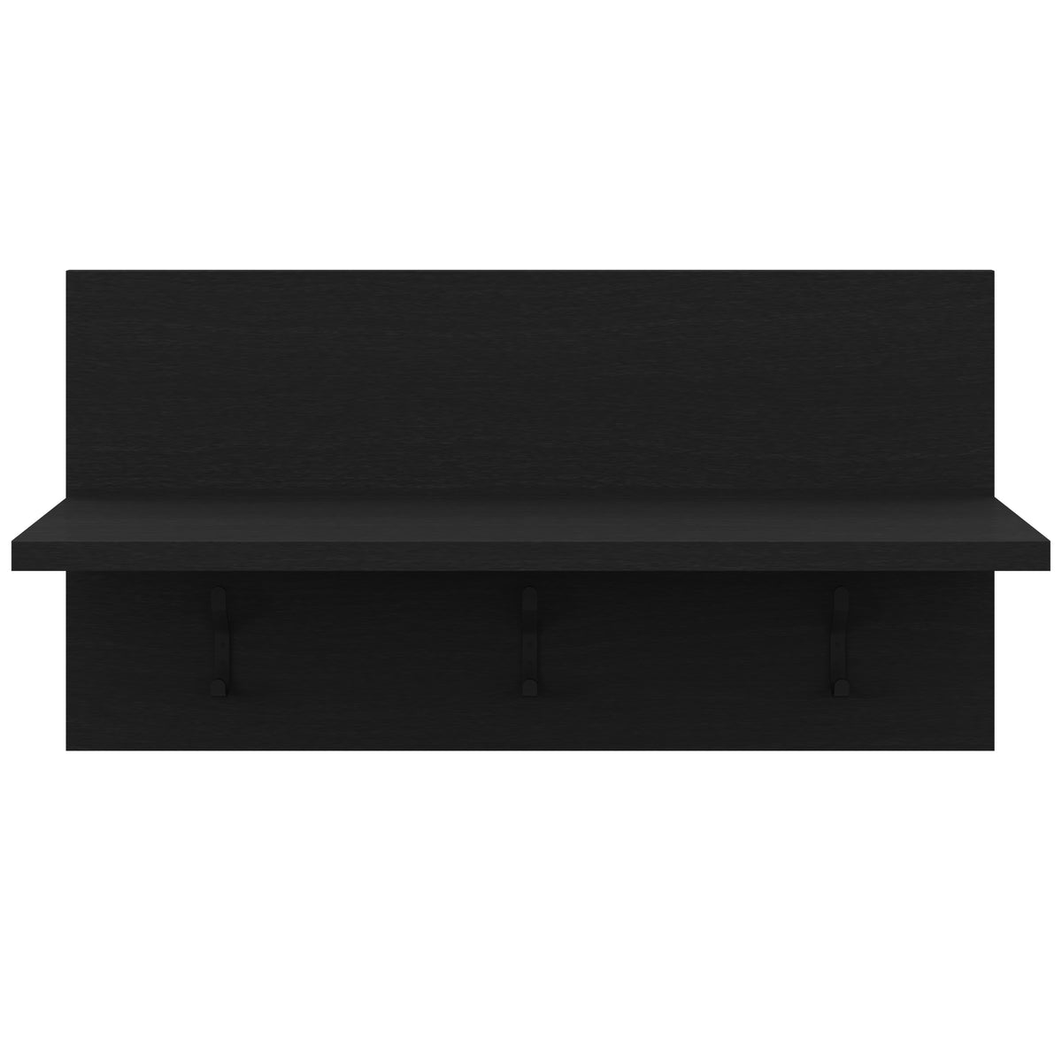Porto Entryway Wall-Mounted Coat Rack in Black Karisma – product photo
